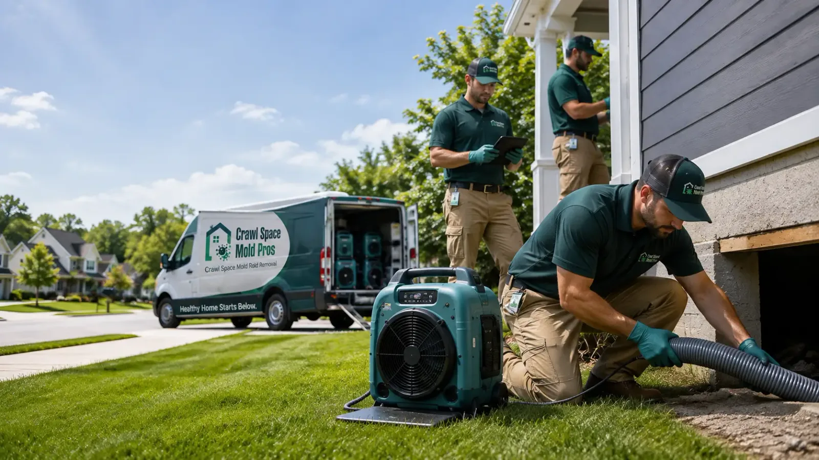 Crawl Space Mold Removal in Splendora, TX